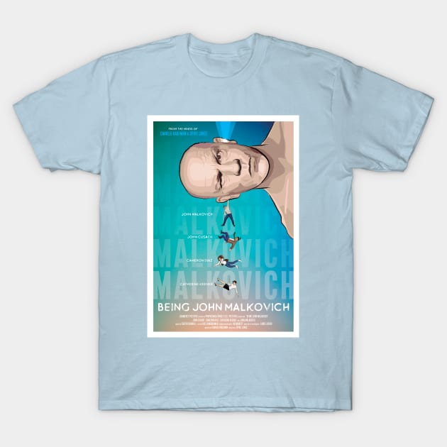 Being John Malkovich alternative movie poster T-Shirt by chrisayerscreative